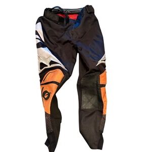 O'Neal Men Hardwear Racing Pant 28 Black Orange Gold MX Dirt Bike Gear Motocross